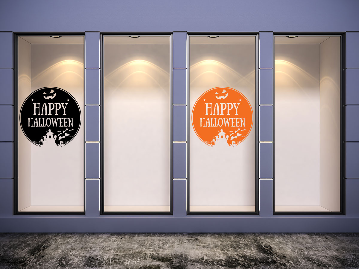 Αποκριάτικα (Halloween) - "Happy Halloween – Στρογγυλό Σχέδιο με Στοιχειωμένη Έπαυλη! 🎃🦇" — εικόνα 1 από 6