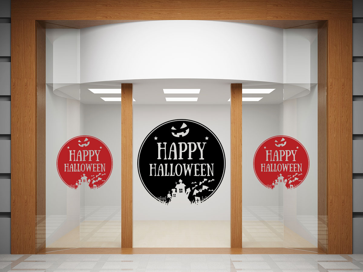 Αποκριάτικα (Halloween) - "Happy Halloween – Στρογγυλό Σχέδιο με Στοιχειωμένη Έπαυλη! 🎃🦇" — εικόνα 2 από 6