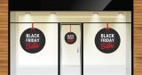 Black Friday - Black Friday Κρεμαστός Κύκλος – Αυτοκόλλητο Βιτρίνας — εικόνα 1 από 4