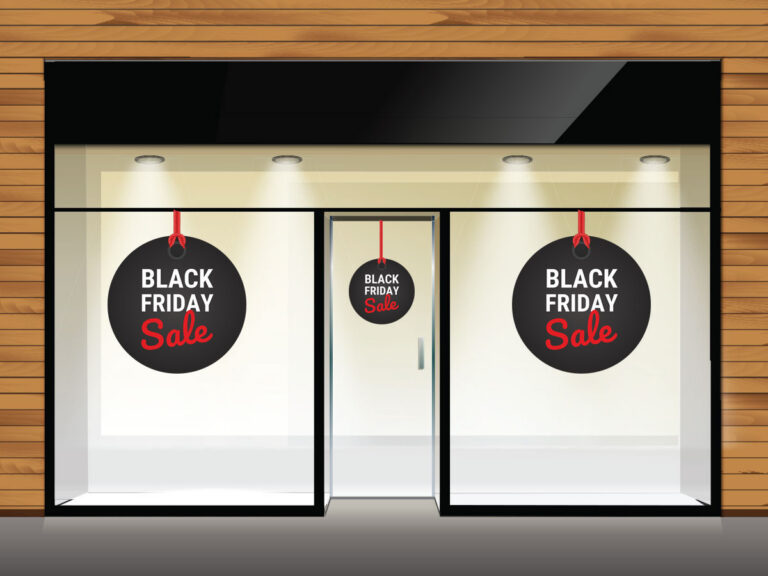 Black Friday - Black Friday Κρεμαστός Κύκλος – Αυτοκόλλητο Βιτρίνας — εικόνα 1 από 4