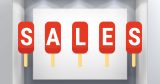 Αυτοκόλλητα καταστημάτων - Αυτοκόλλητο "SALE Ice Cream" – Γλυκιά Καλοκαιρινή Διακόσμηση για τη Βιτρίνα σας! 🍦🌞 — εικόνα 2 από 4