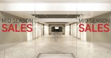 10ήμερο / 15ήμερο προσφορών - "Mid Season Sales" με Δύο Χρωματικούς Συνδυασμούς 🔴⚫ – Αυτοκόλλητο Βιτρίνας — εικόνα 4 από 4