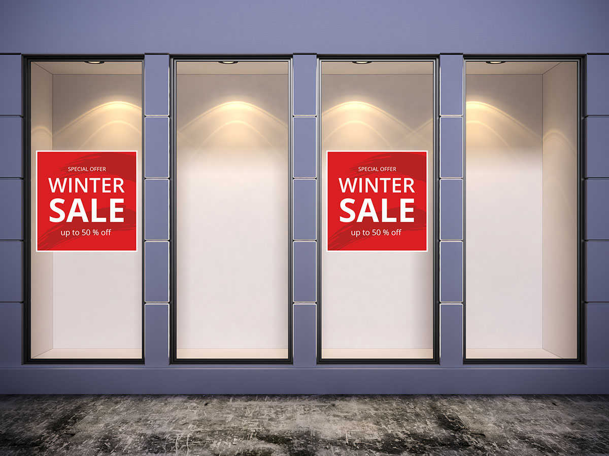 Αυτοκόλλητα καταστημάτων - Winter Sale - Special Offer — εικόνα 4 από 4