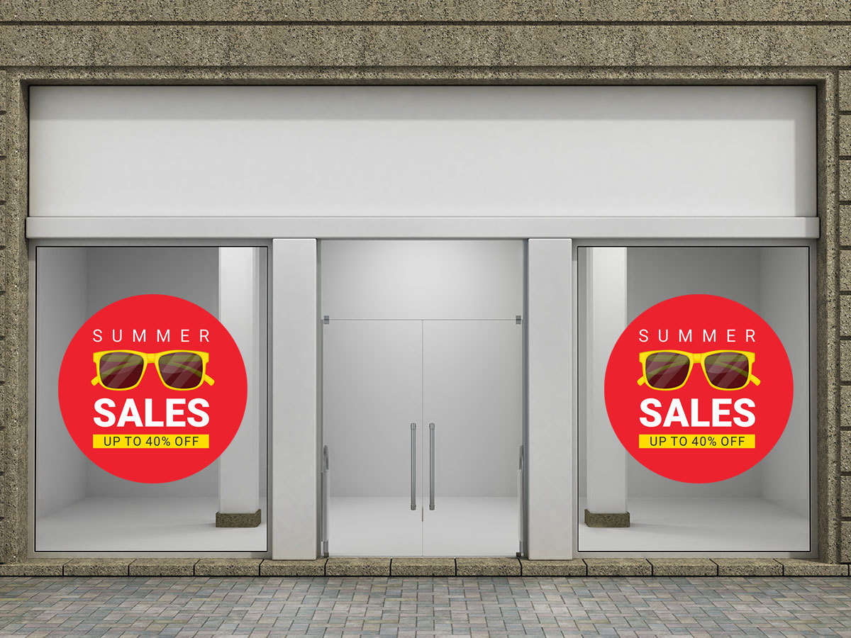 Αυτοκόλλητα καταστημάτων - Αυτοκόλλητο "Summer Sale" – Ηλιοφάνεια, Στυλ και Εκπτώσεις! 🕶️☀️ — εικόνα 4 από 4