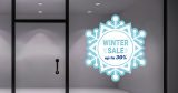 Αυτοκόλλητα καταστημάτων - Winter Sale - Χιονονιφάδα — εικόνα 1 από 4