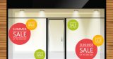 Αυτοκόλλητα καταστημάτων - Αυτοκόλλητο "SUMMER SALE" με Χαρούμενους Κύκλους – Φέρτε το Καλοκαίρι στη Βιτρίνα σας! 🌞🎉 — εικόνα 2 από 4