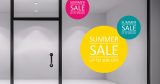 Αυτοκόλλητα καταστημάτων - Αυτοκόλλητο "SUMMER SALE" με Χαρούμενους Κύκλους – Φέρτε το Καλοκαίρι στη Βιτρίνα σας! 🌞🎉 — εικόνα 3 από 4