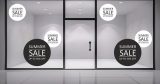 Αυτοκόλλητα καταστημάτων - Αυτοκόλλητο "SUMMER SALE" με Κύκλους – Στυλ και Καλοκαίρι στη Βιτρίνα σας! 🌞🌴 — εικόνα 3 από 4