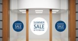 Αυτοκόλλητα καταστημάτων - Αυτοκόλλητο "SUMMER SALE" με Κύκλους – Στυλ και Καλοκαίρι στη Βιτρίνα σας! 🌞🌴 — εικόνα 4 από 4