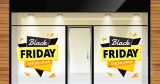 Black Friday - Black Friday Special Offer με Τρίγωνα – Αυτοκόλλητο Βιτρίνας — εικόνα 2 από 4