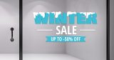 Αυτοκόλλητα καταστημάτων - Winter Sale - Με χιόνι (Διχρωμία) — εικόνα 1 από 4