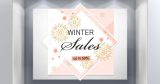 Αυτοκόλλητα καταστημάτων - Winter Sales - Καλλιγραφικό σχέδιο — εικόνα 1 από 4