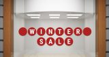 Αυτοκόλλητα καταστημάτων - WINTER SALE σε 18 κόκκινους κύκλους — εικόνα 4 από 4