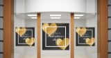Αγίου Βαλεντίνου - Happy Valentine's Day - Μαύρο πλαίσιο με καρδιές — εικόνα 2 από 4