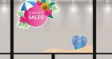 Αυτοκόλλητα καταστημάτων - "Summer Sales" Αυτοκόλλητο Διακόσμησης – Μοναδική Καλοκαιρινή Ατμόσφαιρα! 🌞🌺 — εικόνα 4 από 4