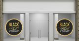 Black Friday - Black Friday Up To - Χρυσό & Μαύρο – Αυτοκόλλητο Βιτρίνας — εικόνα 4 από 4