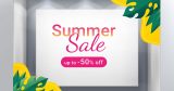 Αυτοκόλλητα καταστημάτων - Summer Sale - Γωνίες σε κίτρινο-πράσινο — εικόνα 2 από 4