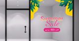 Αυτοκόλλητα καταστημάτων - Summer Sale - Γωνίες σε κίτρινο-πράσινο — εικόνα 4 από 4