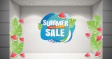 Αυτοκόλλητα καταστημάτων - Summer Sale - Φύλλα και φέτες καρπουζιού — εικόνα 4 από 4