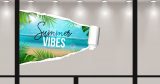 Αυτοκόλλητα καταστημάτων - "Summer is Here – Αυτοκόλλητο Βιτρίνας με Εφέ Σκισμένου Χαρτιού" 🌞📜 — εικόνα 1 από 4