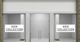 Ανοιξιάτικη βιτρίνα - "New Collection – Minimal Αυτοκόλλητο Βιτρίνας" 🖤✨ — εικόνα 2 από 4