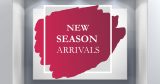 Αυτοκόλλητα καταστημάτων - "New Season Arrivals – Αυτοκόλλητο Βιτρίνας σε Φούξια Αποχρώσεις" 🌸✨ — εικόνα 1 από 4