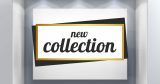 Αυτοκόλλητα καταστημάτων - "New Collection – Αυτοκόλλητο Βιτρίνας με Μοντέρνα Πλαίσια" 🛍️✨ — εικόνα 1 από 6