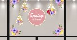 Αυτοκόλλητα καταστημάτων - "Spring is Here – Σύνθεση Αυτοκόλλητων για Ανοιξιάτικη Βιτρίνα" 🌸🌼 — εικόνα 1 από 4