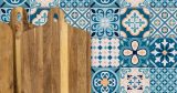 Αυτοκόλλητα για Πλακάκια - Νησιώτικο μοτίβο σε αποχρώσεις του μπλε — εικόνα 3 από 4