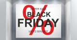 Black Friday - Super Sale Black Friday Με Μεγάλο Ποσοστό – Αυτοκόλλητο Βιτρίνας — εικόνα 2 από 4