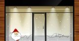 Αυτοκόλλητα καταστημάτων - Χριστουγεννιάτικο Αυτοκόλλητο Βιτρίνας "Άγιος Βασίλης με Μεγάλη Γενειάδα & Καλλιγραφικό Merry Christmas" — εικόνα 3 από 3