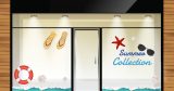 Αυτοκόλλητα καταστημάτων - "Summer Collection – Καλοκαιρινή Βιτρίνα με Θαλασσινή Αύρα! 🌊🐚" — εικόνα 2 από 4