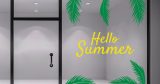 Αυτοκόλλητα καταστημάτων - "Hello Summer – Καλοκαιρινή Βιτρίνα με Στιλ και Φοινικόφυλλα! 🌴✨" — εικόνα 1 από 4