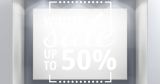 Αυτοκόλλητα καταστημάτων - Winter Sale Με διάφορες γραμματοσειρές — εικόνα 5 από 6