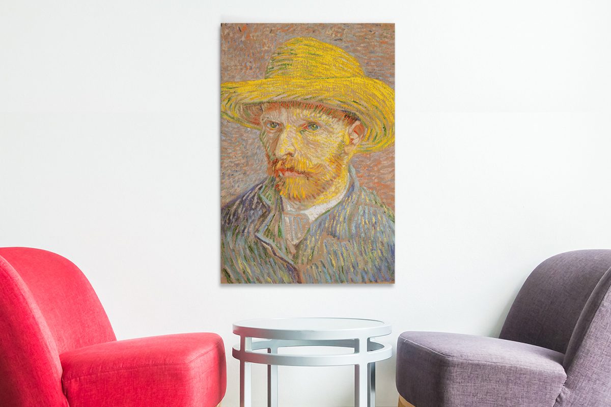 Vincent van Gogh - Self-Portrait with a Straw Hat του Vincent van Gogh — εικόνα 1 από 9