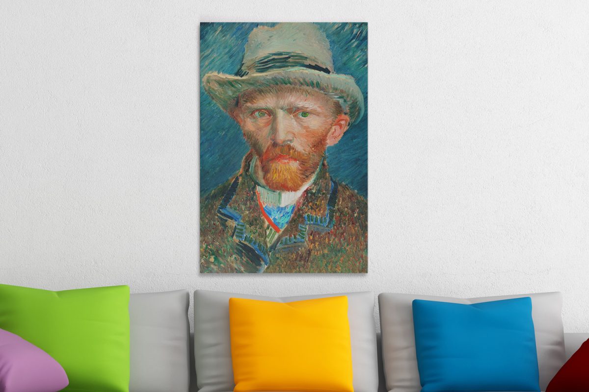 Vincent van Gogh - Self-Portrait with Grey Felt Hat του Vincent van Gogh — εικόνα 6 από 9