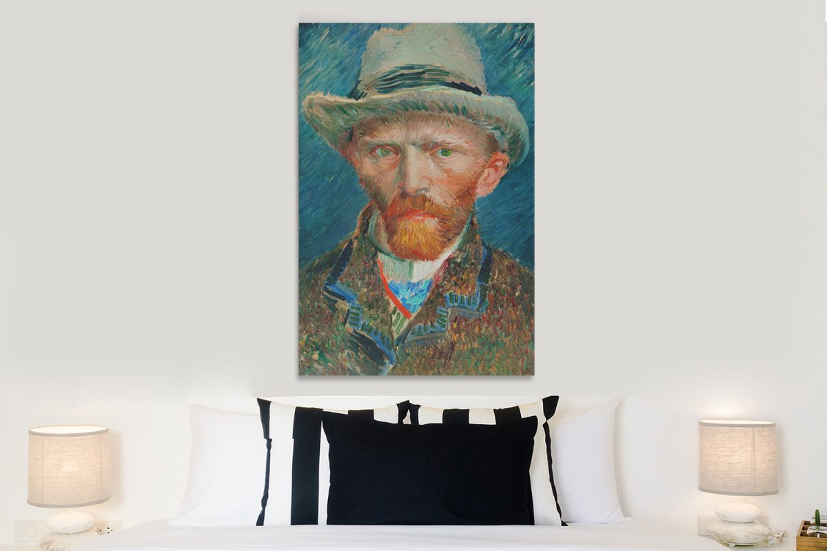 Vincent van Gogh - Self-Portrait with Grey Felt Hat του Vincent van Gogh — εικόνα 3 από 9
