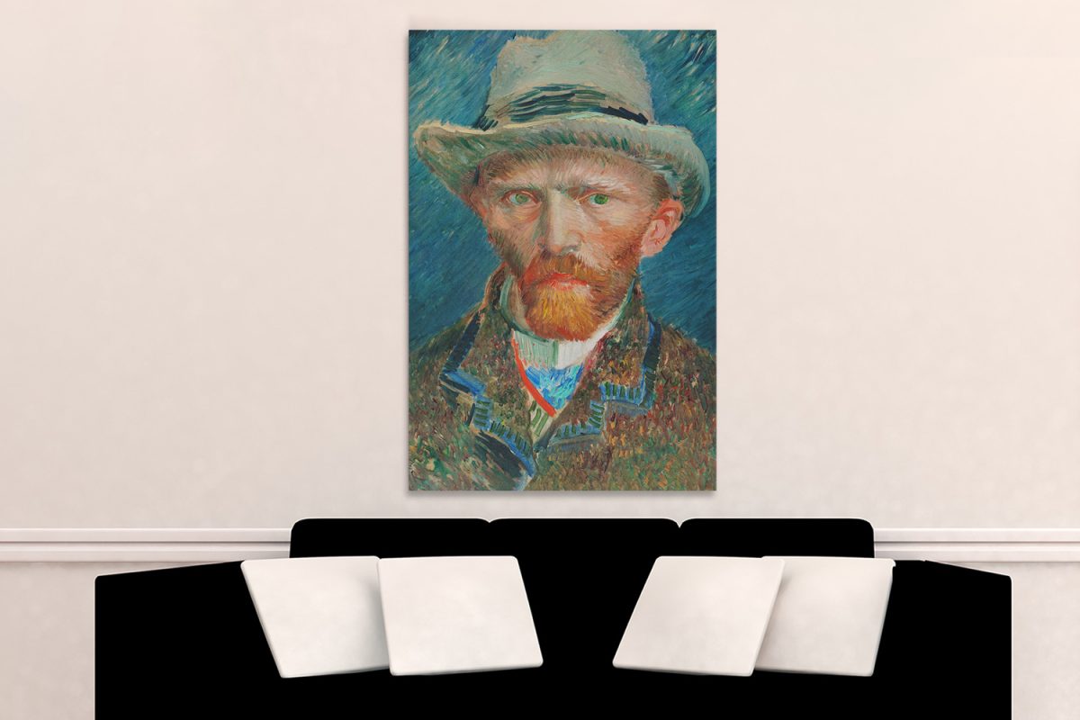 Vincent van Gogh - Self-Portrait with Grey Felt Hat του Vincent van Gogh — εικόνα 4 από 9