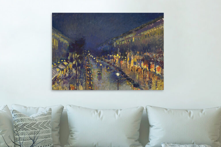Άλλοι Ζωγράφοι - The Boulevard Montmartre at Night του Camille Pissarro — εικόνα 1 από 8