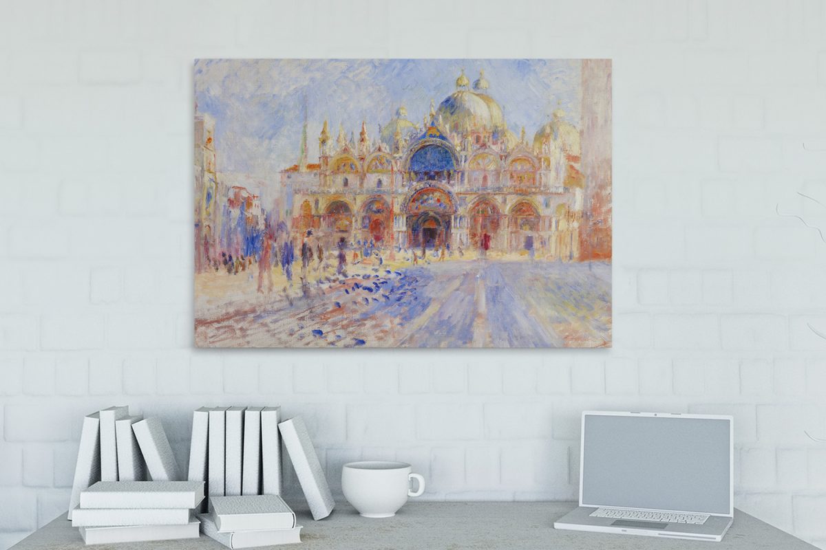 Pierre-Auguste Renoir - The Piazza San Marco, Venice του Pierre Auguste Renoir — εικόνα 5 από 8