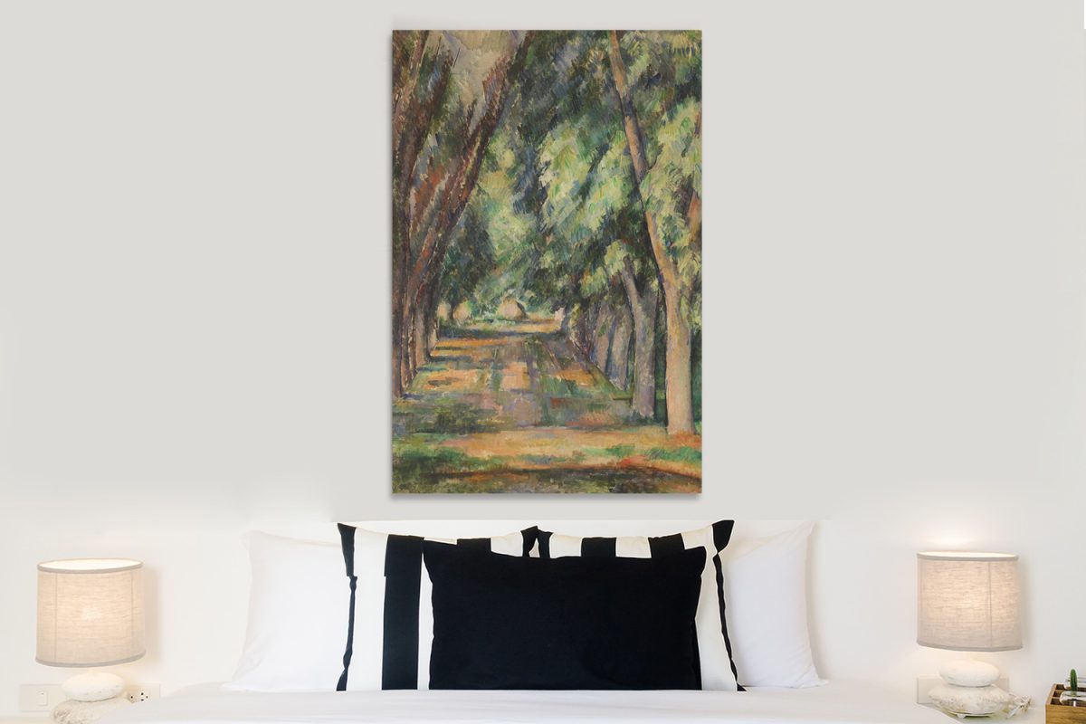 Paul Cézanne - The Allée of Chestnut Trees at the Jas de Bouffan του Paul Cézanne — εικόνα 3 από 8