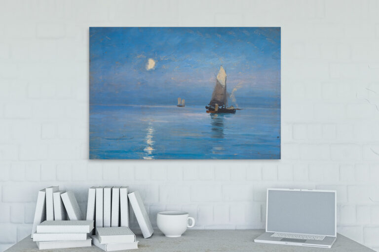 Άλλοι Ζωγράφοι - Fishing cutters in the moonlit night του Carl Locher — εικόνα 1 από 8