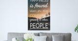 Πίνακες - Happiness is found quote — εικόνα 1 από 8