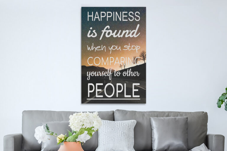 Πίνακες - Happiness is found quote — εικόνα 1 από 8