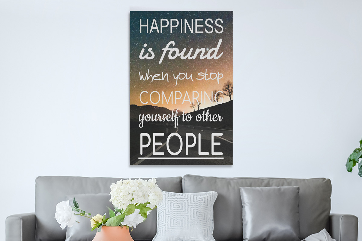 Πίνακες - Happiness is found quote — εικόνα 1 από 8