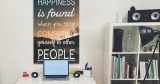 Πίνακες - Happiness is found quote — εικόνα 2 από 8