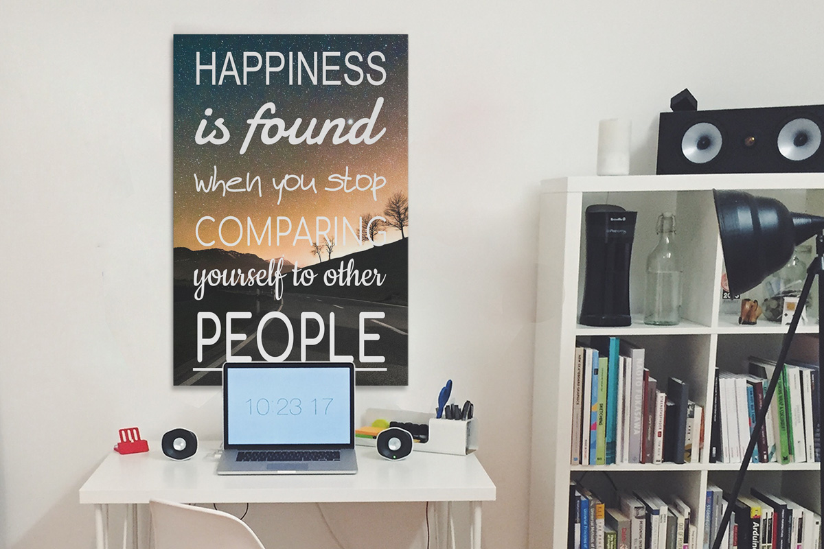 Πίνακες - Happiness is found quote — εικόνα 2 από 8
