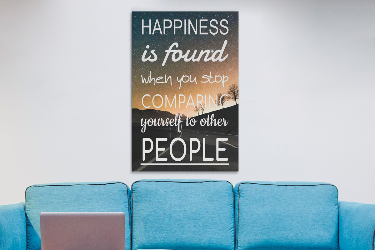 Πίνακες - Happiness is found quote — εικόνα 3 από 8