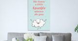 Πίνακες - She leaves a little sparkle wherever she goes — εικόνα 1 από 8