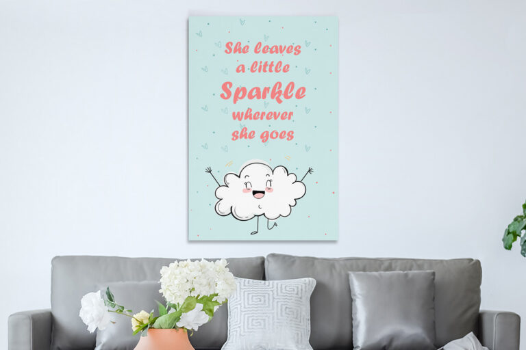 Πίνακες - She leaves a little sparkle wherever she goes — εικόνα 1 από 8